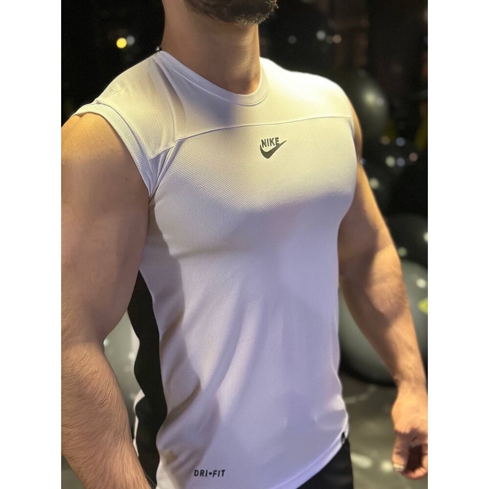 Beyaz nike dry fit atlet