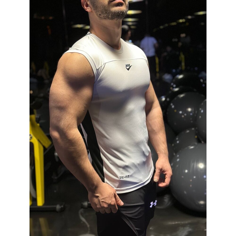 Beyaz nike dry fit atlet
