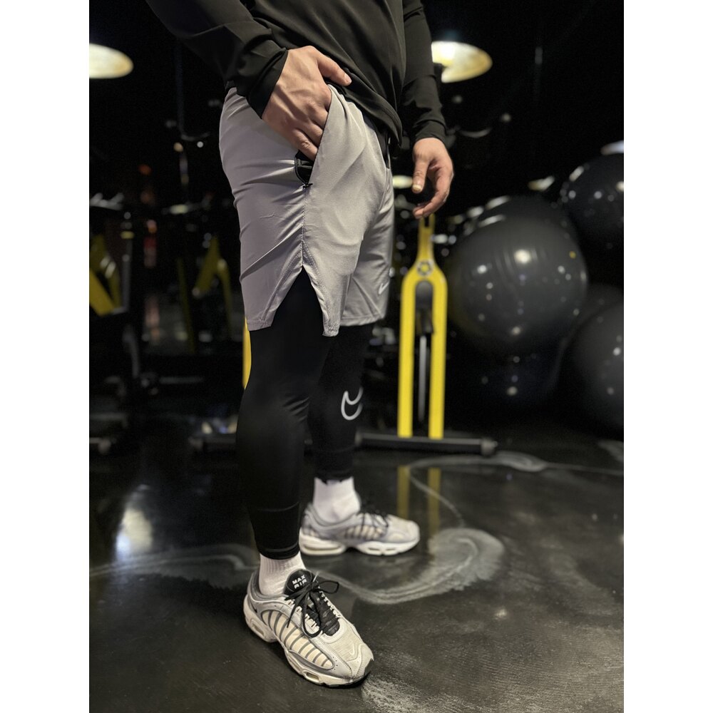 Gri uzun taytlı nike şort