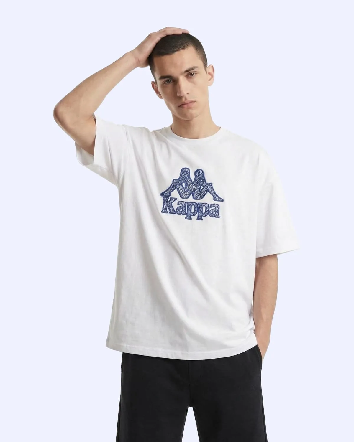 Linea Erkek Beyaz Oversize Tişört